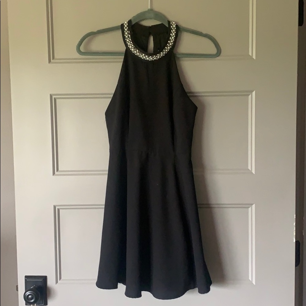 Black Beaded Dress